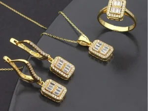 طقم فضة عيار 925